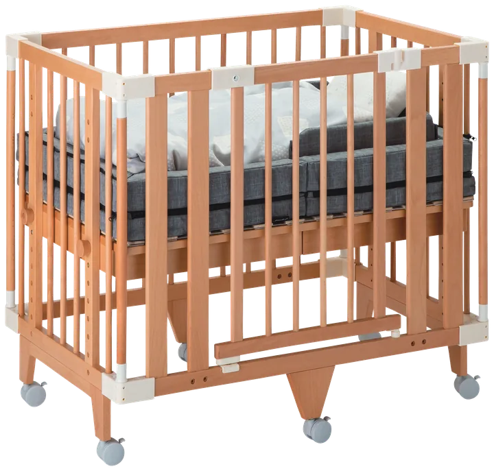 Il Creative Cot in modalità culla per il co-sleeping con il materasso Compact Bed Free