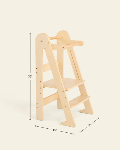 Mini Chef learning tower dimensions: 91 x 46 x 46 cm