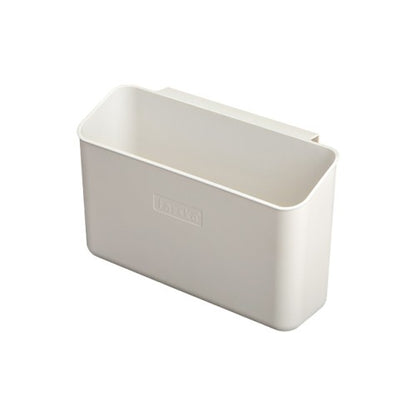 färska Hanging Box - white clip-on storage box, front view