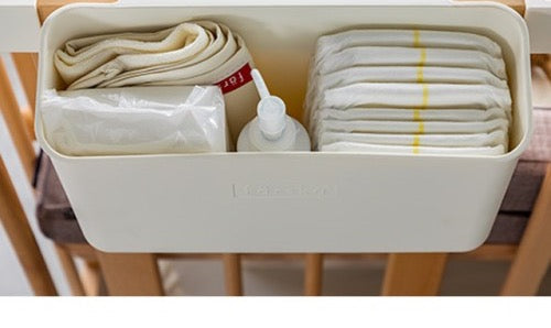 Daily care items organised inside the Hanging Box