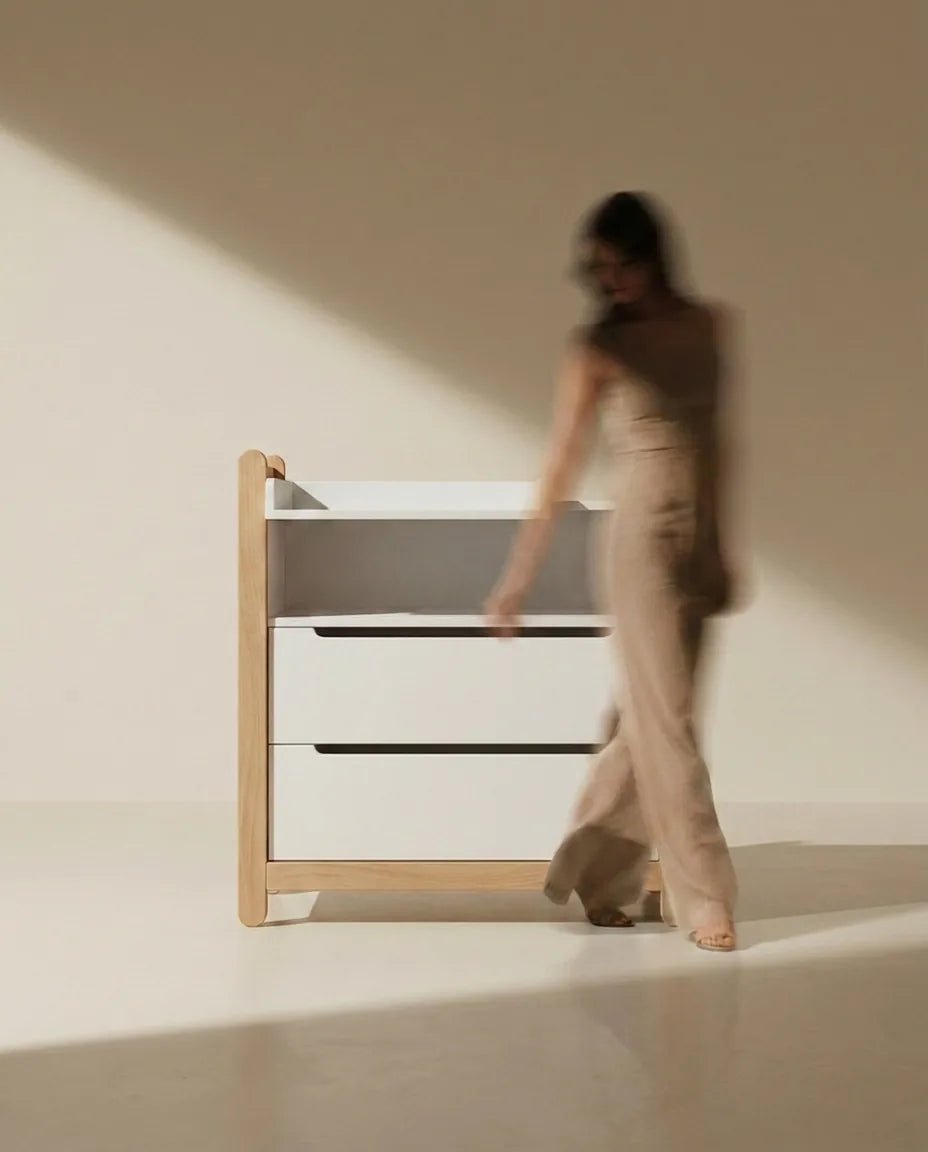 iDresser S - 2 drawers, white and beech, made in Ukraine#drawers_2
