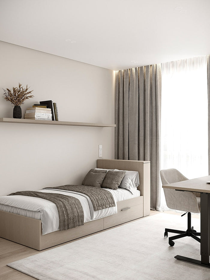 Minimalist teen room