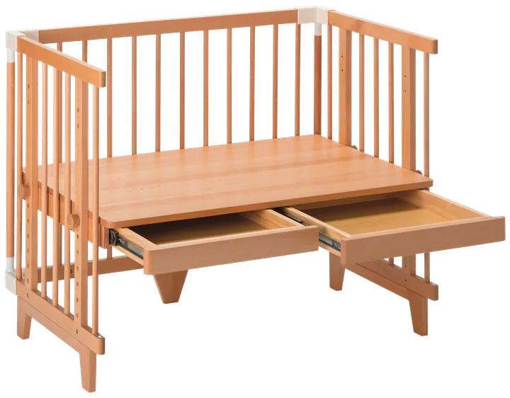 The Creative Cot in kids' table mode