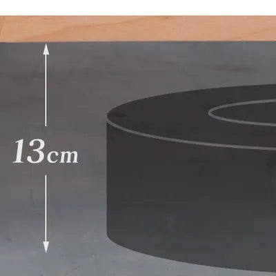 13 cm clearance for a robot vacuum