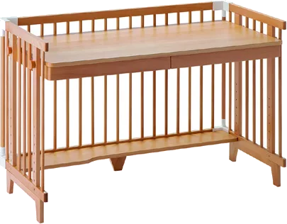 The Creative Cot Long in 120 cm study desk mode